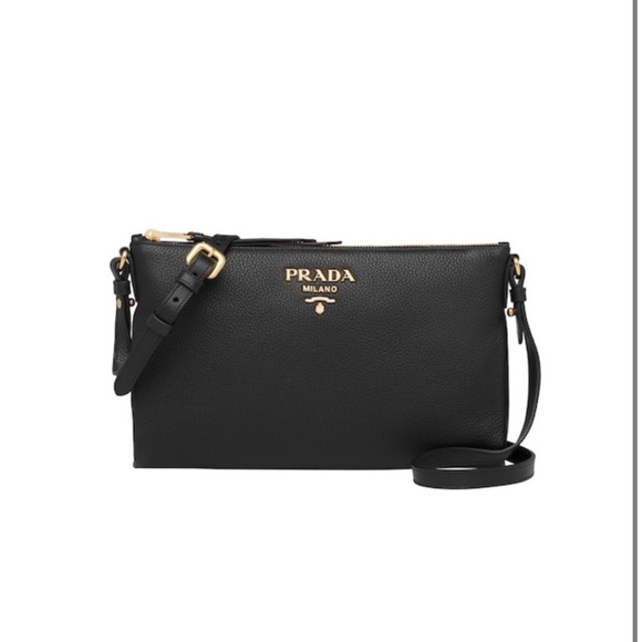 Prada shoulder bag with double strap - Picture 1 of 8
